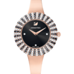 Swarovski Crystal Rose Damklocka 34 mm med Roséguldfärgat Stålarmband