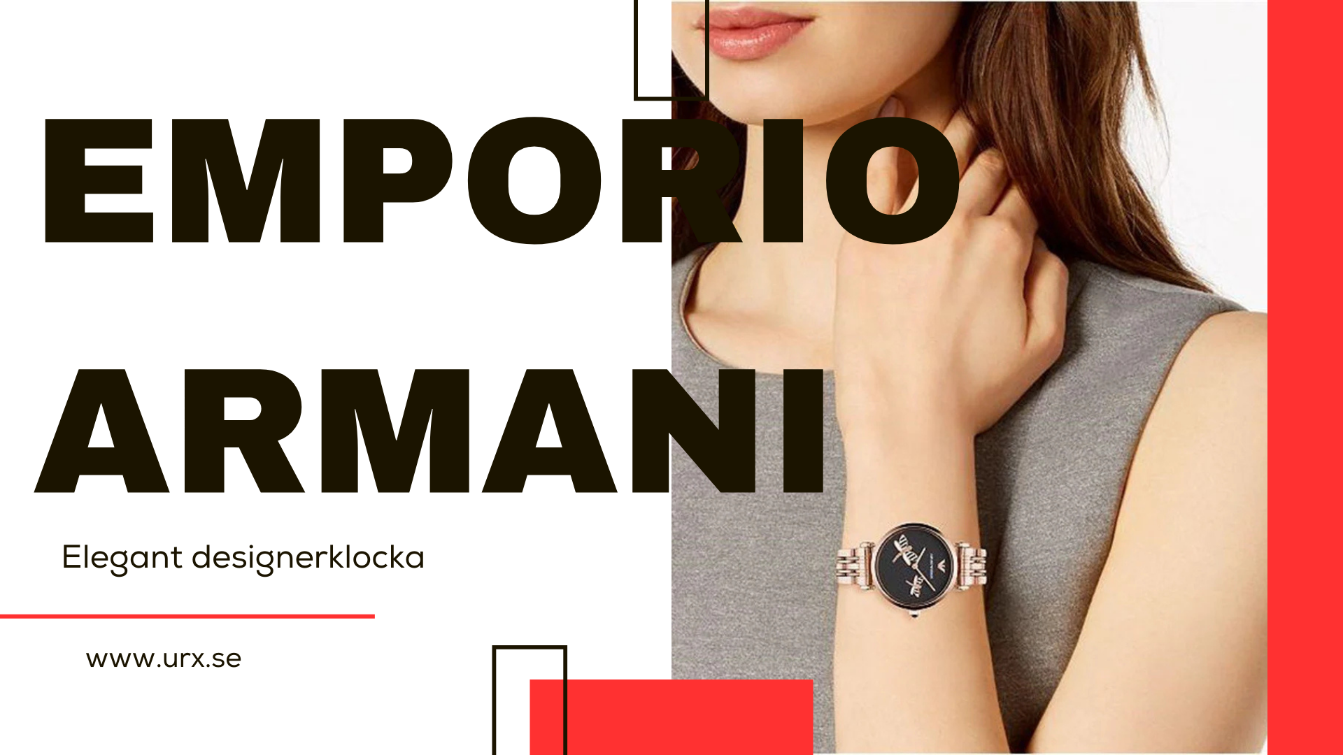 Emporio Armani Klocka Dam | Elegant Designerklocka