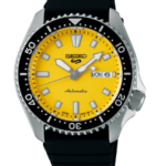 Seiko 5 Sports SRPL87K1 Automatisk Herrklocka 42.5 mm – Gul Urtavla