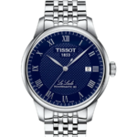Tissot Le Locle Powermatic 80 Automatisk Herrklocka 39.3 mm – Blå Urtavla med Stållänk