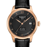 Tissot Le Locle Automatic COSC Herrklocka 39.3 mm – Svart Urtavla med Svart Läderband