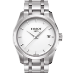 Tissot Couturier Damklocka Quartz 32 mm – Vit Urtavla med Stållänk