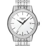 Tissot PRC 200 Herrklocka Quartz 40 mm – Vit Urtavla med Silverfärgad Boett och Länk