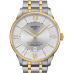 Tissot Chemin des Tourelles Powermatic 80 COSC Automatisk Herrklocka 42 mm – Silverfärgad urtavla