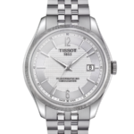 Tissot Ballade Powermatic 80 COSC Automatisk Herrklocka 41 mm – Silverfärgad Urtavla med Stållänk