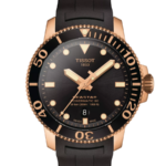 Tissot Seastar 1000 Powermatic 80 43mm Automatisk Herrklocka Svart Roséguld