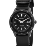 Seiko Presage Style 60's Herrklocka Automatic 40.8 mm – Svart Urtavla med Svart Läderarmband