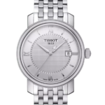 Tissot Bridgeport Herrklocka Quartz 40 mm – Silverfärgad Urtavla med Silverfärgad Boett och Länk