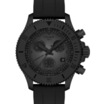 Tissot Seastar 1000 Damklocka Quartz Chronograph 38 mm – Grå Gradient Urtavla med Svart Boett och Svart Silikonrem