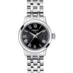 Tissot Classic Dream Damklocka Quartz 28 mm – Svart Urtavla med Silverfärgad Boett och Stållänk
